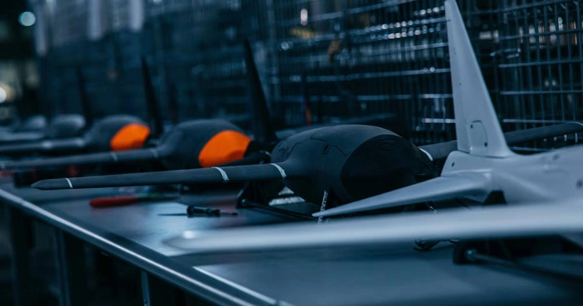 Mach Industries aircraft and components in a manufacturing facility